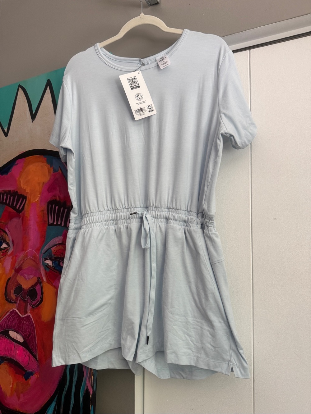 Member's Mark Favorite Soft Romper Light Blue NWT Size XL